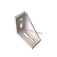 HOTSale 5pcs 4080 corner fitting angle aluminum L type  connector bracket fastener match use 4080 industrial aluminum profile