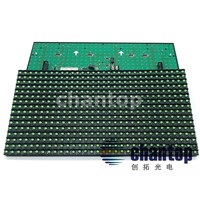 free ship Semi-outdoor P10 Green color LED text display module 1/4 scan drive 320*160mm 32*16 pixel hub12 for led sign panel