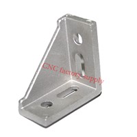 HOTSale 5pcs 4590 corner fitting angle aluminum L type  connector bracket fastener match use 4590 industrial aluminum profile