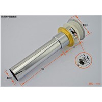 Bathroom Vanity Sink Drain Flip Stopper without Overflow, Chrome XSQ004