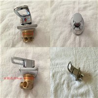 7 Style Recessed bathroom cabinet 4 piece set faucet, switch mixing valve copper, bathtub split hot and cold switch brass faucet
