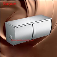 New Long Charming Creative Stainless Steel wall Mounted Toilet WC Paper Holder Tissue Roll porte-papier Box Bathroom accessories