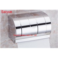 Hot Long Charming Creative Stainless Steel wall Mounted Bathroom Accessories Toilet Paper Holder Tissue Roll porte-papier Box