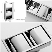 Wholesale and Retail Toilet Paper Holder Chrome Finish Wall Mounted Paper Rack