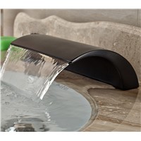 Oil Rubbed Bronze Basin Bathtub Replace Waterfall Spout Deck Mounted New Arrival