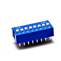 10PCS/Lot Positions DIP Switch 8 Way 2.54mm Toggle Switch Blue Snap Switch Wholesale Electronic