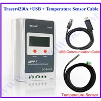 EPEVER 40a mppt solar controller,Tracer4210a 12v 24v auto work pv battery charge regulator