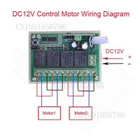 4 Channel DC 12V 4CH RF Wireless Remote Control Switch System 315 MHz 433 MHz Transmitter And Receiver