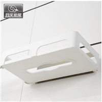 New Arrival Strong Suction Toilet Paper Holder Paper Towel Holder Removable Plastic Tissue Box Toilet Paper Rack