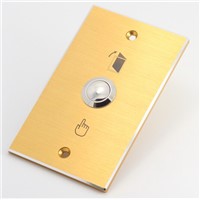 ELEWIND Door bell push button with rectangular golden panel(PM191B-10/S)