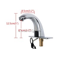 Automatic Electronic Hands Free Bathroom Faucet Basin Cold Water Touchless Mixer Sensor Tap Infrared Brass Basin Sensor Faucet