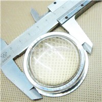 2 set 44mm LED Glass Lens + Screw Mounting Ring For 10W 20W 50W Integrated Cob Spot Lights