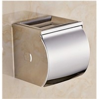 Bathroom tissue box stainless steel waterproof tissue box paper holder paper holder toilet paper roll holder belt ashtray