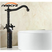 15&amp;amp;quot; Retro Blackened Kitchen Swivel Brass Designer Faucets Faucet Sink Basin Mixer Tap B3214