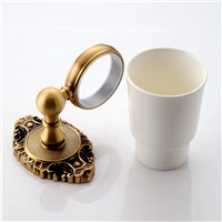 Cup &amp;amp;amp; Tumbler Holders Single Toothbrush Hold For Bathroom Environmental Classic Antique Wall Decor Bathroom Accessories CA-9612