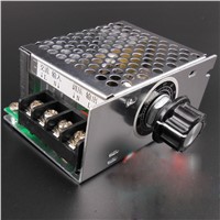 4000W Silicon Controller Electron Voltage Regulator With Insurance shell for Light-Dimmer or Speed Governing or Thermoregulation
