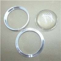 10 set 44mm LED Glass Lens + Screw Mounting Ring For 10W 20W 50W Integrated Cob Spot Lights