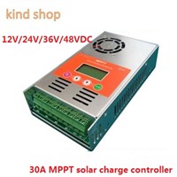 high quality 2 years warranty 30A MPPT Solar Charge Controller Regulator for 12V/24V/36V/48VDC