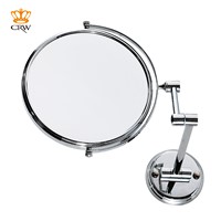 CRW Bathroom Mirror Modern 8&amp;amp;quot; Wall Mounted Make Up Mirror Magnifying Dual Arm Extend Shaving Mirror 2-Face MR15492