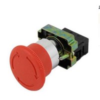 XB2 BS542 600V 10A 1NC RED Twist Release Emergency Stop Industrial Machine Switch Push Button Mushroom XB2BS542