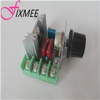 Fixmee 2pcs PWM AC Motor Speed Controller with Knob 50~220 V