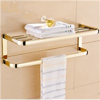 New arrival Towel Racks Luxury Bathroom Accessories High Quality Fixed Bath Towel Holder Shelves Towel Bar Bath Towel hanger