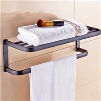 Towel Racks Luxury Bathroom Accessories High Quality Antique Finish Bath Towel Shelves Towel Bar bath hardware