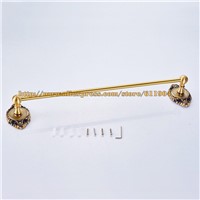 High Quality 24 Inch Brass Bathroom Towel Bar Rail Rack Single Holder Bath towel bar bathroom accessories 3EG2321