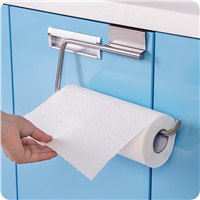Stainless Steel Toilet Roll Paper Towel Holder With Shelf   Kitchen Tissue Holder Home Decoration  Bathroom Accessories Gold