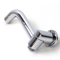 Wall Mounted Copper Faucet Spout 90 Degree Rotate Switch Chrome  Bath Spa Spout Water Outlet