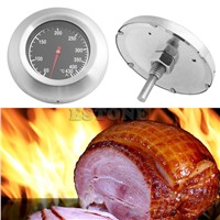 60-430 centigrade Stainless Steel BBQ Barbecue Smoker Grill Thermometer Temperature Gauge