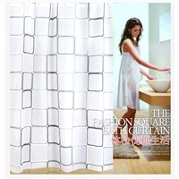 2016 NEW Boutique High Quality Modern City Night View Bathing Waterproof Bathroom Fabric Shower Curtain (Inner Senses)