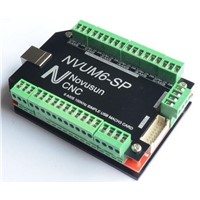 6 Axis Simple USB Mach3 Card Interface board Motion control board 100KHz PWM