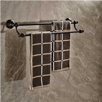 Factory Promotion Best Quality Oil Rubbed Bronze Double Towel Bar Wall Mounted Towel Shelf