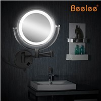 Beelee Schoonheid Spiegel Wandmontage Gepersonaliseerde Professionele LED Lamp Make Spiegel 8inch3x5x7x10x Vergroting Mirror