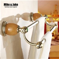 classic Golden color double Towel Bar,Towel Holder,Solid Brass Made,Gold Finished,Bath Products,Bathroom Accessories