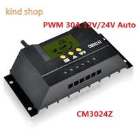 CM3024Z 30A 12V/24V Solar Charge Controller Regulator Fot Solar Battery Panel Safe Protection