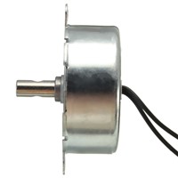 220-240V 4W Black Dual Wires 5-6RPM/min 50/60Hz Synchronous Motor for Micro Crafts rotate exhibition Microwave oven Small fans