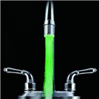 IMC Hot High Quality 3-color Water Glow LED Faucet Light Temperature Sensor Kitchen Bathroom accessories