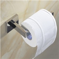 Modern SUS304 Stainless Steel Toilet Paper Holder without Cover Polish Roll Holder Tissue Box Bathroom Hardware Sets AU79
