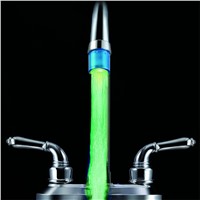 7 colors slow flashing water power led faucet
