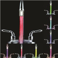 Hot sell RGB Temperature sensor 3 color illuminated faucet light