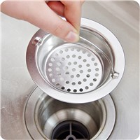 Portable  Stainless Steel Kitchen Sink Strainer Drain Filter Pool Sink Filter Separated Slag Filters