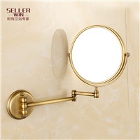 Antique Bronze Copper Elegant 8 Inch Bathroom Mirror Magnifier Beauty Bathroom Mirror Bathroom Hardware