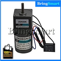2IK06GN-C AC 220V 6W Single Phase Motor AC Constant Speed Motor Fixed Speed Damped Slow Induction Reversible Motor