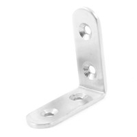 CSS 5 Pcs 50mm x 50mm Right Angle Stainless Steel Corner Bracket