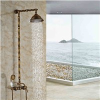 Best Selling High Quality Shower Mixer Faucet for Bathroom Antique Brass Wall Mounted
