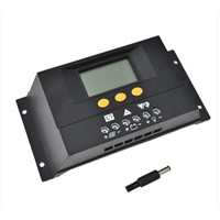 5x 30A 12V/24V Intelligent LCD PWM Solar Charge Controller Solar Panel Battery Regulator