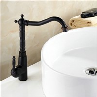 Auswind Antique Brass Faucet Kitchen Swivel Brass Faucets Bathroom Faucet Basin Mixer Tap