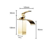 jooe Solid Brass Basin Faucet Single Handle Hot&amp;amp;amp;Cold Water Tap Wash Chrome Waterfall Bathroom Sink Mixer Taps With Hose Torneira